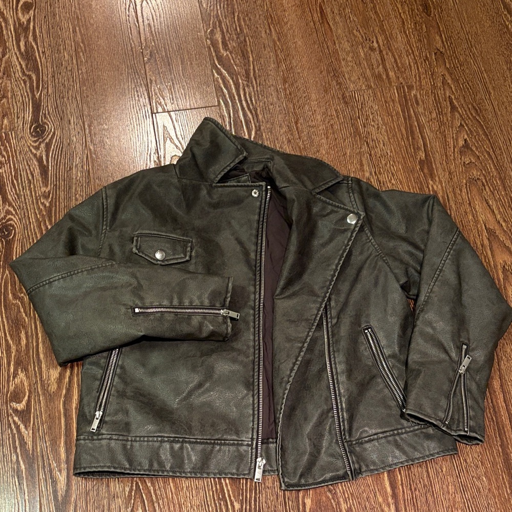 Universal Thread Black Leather Jacket - image 2
